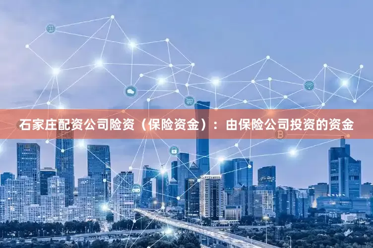 石家庄配资公司险资（保险资金）：由保险公司投资的资金